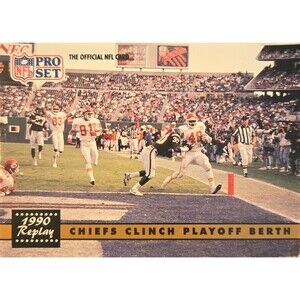 1991 Pro Set #339 Steve DeBerg / Todd McNair Kansas City Chiefs 1990 Replay